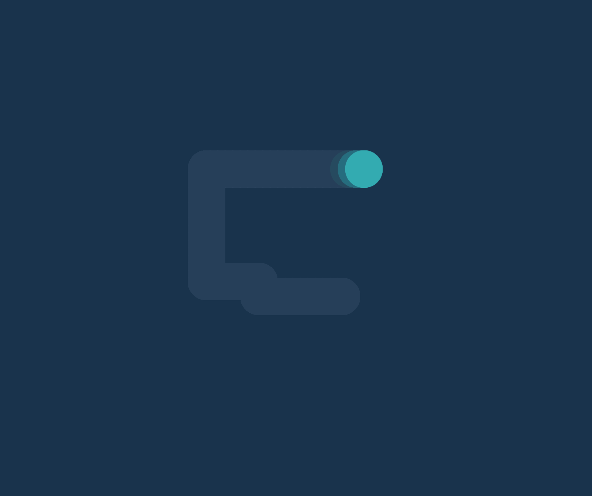 Iteration on code provided in class, changed the shape and made the background less opaque to allow the trail to be shown